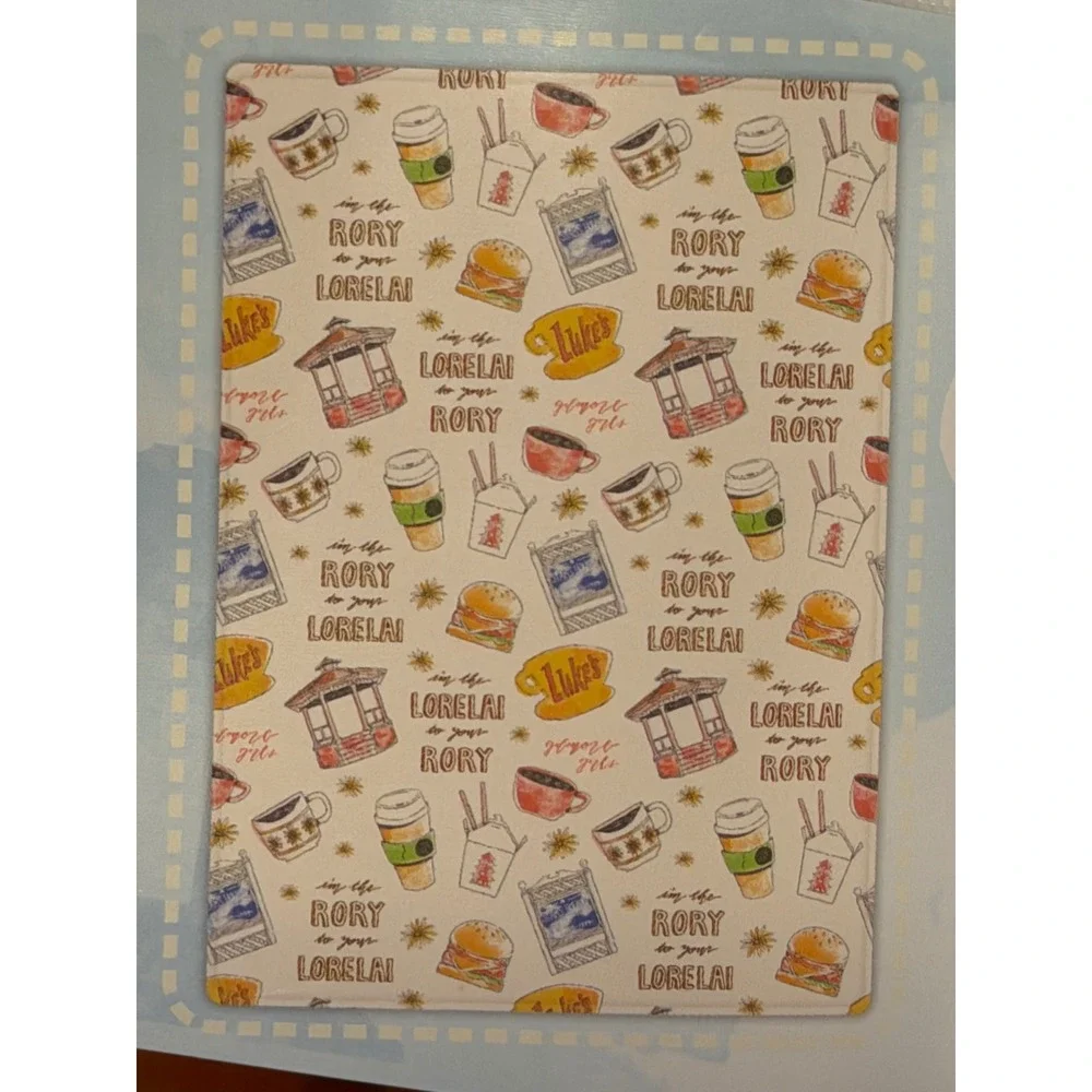 Gilmore Girls Stars Hollow Luke's Diner Plush Throw Blanket 60x70 Rory Lorelai